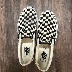 Vans Checkerboard Slip-On Sneakers